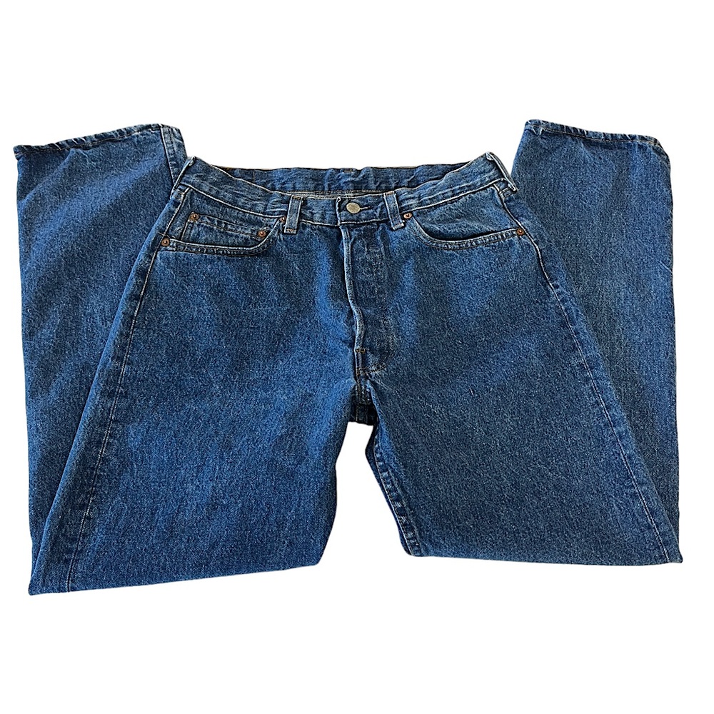Vintage 90s Levi’s 501 Straight Jeans | 34 x 30